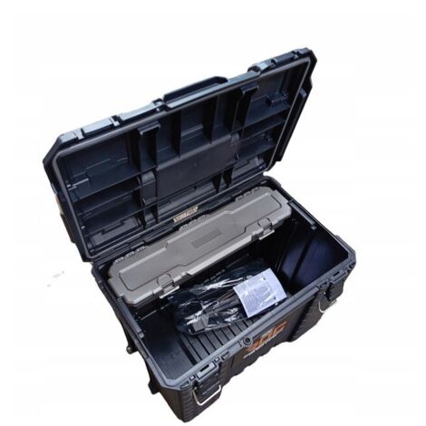Keter ROC Pro Gear - Caja de herramientas de almacenamiento de herramientas XL, color negro y gris