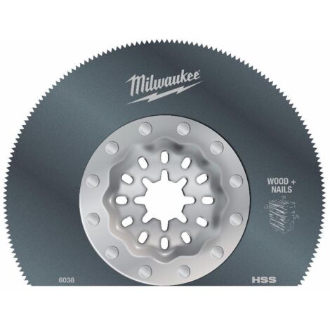 Hoja multiherramienta MILWAUKEE, segmentada - 85x20 mm - 48906038