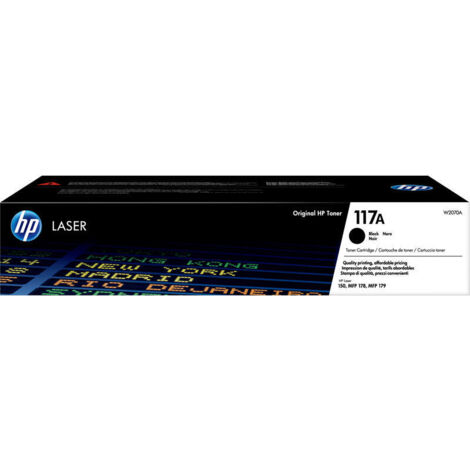 Toner hp 117a laser color 150a / 150nw / 178nw / 178nwg / 179fnw negro 1000 paginas