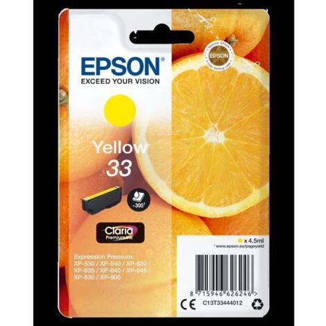 Cartucho de Tinta Original Epson C13T33444012 Amarillo (1/5)