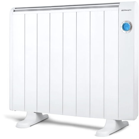 Emisor térmico Seco 1500W 8 ORBEGOZO RRE1510 Pantalla LCD Blanco (1/10)