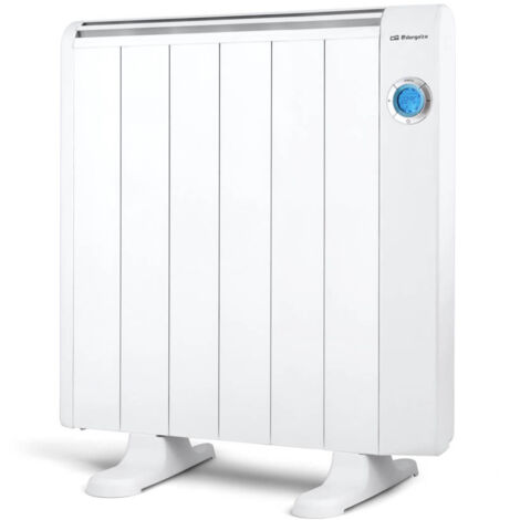 Emisor térmico Seco 1000W 6 ORBEGOZO RRE1010 Pantalla LCD Blanco