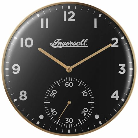 Reloj de Pared Ingersoll 1892 IC003GB Dorado Negro