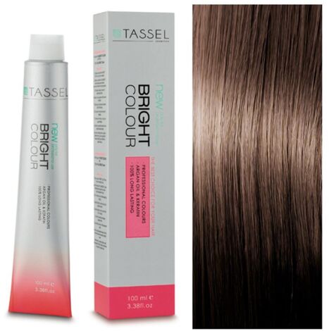 Tassel - Tinte Permanente Capilar Nº6.01 Rubio Oscuro Frío - Mujer - 100 ml - Color Natural Sin Reflejos Cálidos con Cuidado de Argán y Keratina