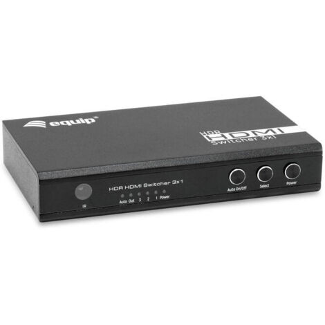 SWITCH HDMI 2.0 4K 3x1 ALIMENTACION POR USB EQUIP (1/4)