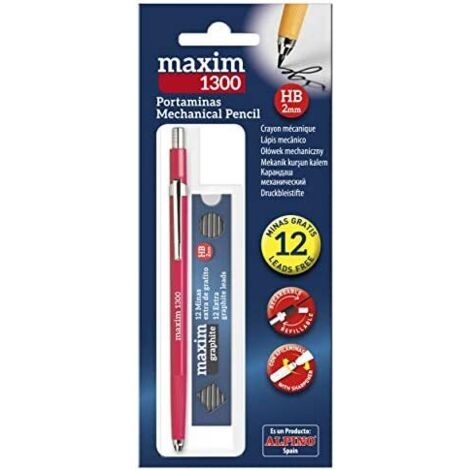 PORTAMINAS MAXIM 2 mm BLISTER C/MINAS (1/2)