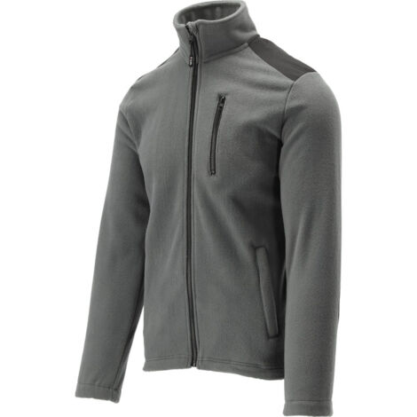SUDADERA DE FORRO POLAR GRIS GRUESO TALLA XL YT-79523 YATO (1/5)
