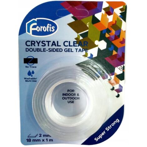 CINTA DOBLE CARA GEL TRANSPARENTE 18MM/1M 2379 (1/5)