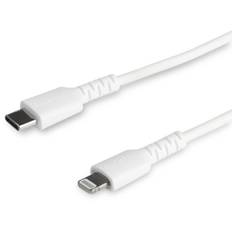CABLE 1M LIGHTNING USBC BLANCO (1/4)