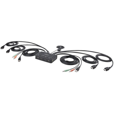 Switch KVM Startech C2-DH46-UA2-CBL-KVM 1,5 m (1/4)