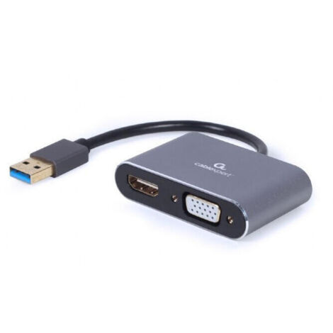 Adaptador USB a VGA/HDMI GEMBIRD (1/2)