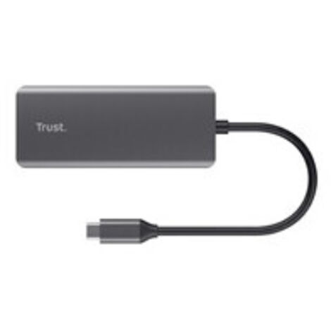 Docking USB Tipo-C Trust Dalyx/ 2xUSB/ 2xUSB Tipo-C/ 1xHDMI/ 1xRJ45/ Gris (1/5)