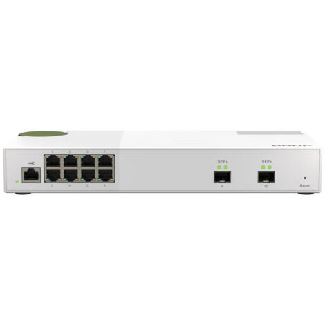 QNAP QSW-M2108-2S switch Gestionado Gris (1/4)