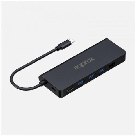 El APPC53 es un Hub USB Tipo C 8 en 1 que incluye un puerto HDMI que soporta resoluciones hasta 4K/30Hz, 3 puertos USB 3.0 con velocidad hasta 5Gbps, (1/2)