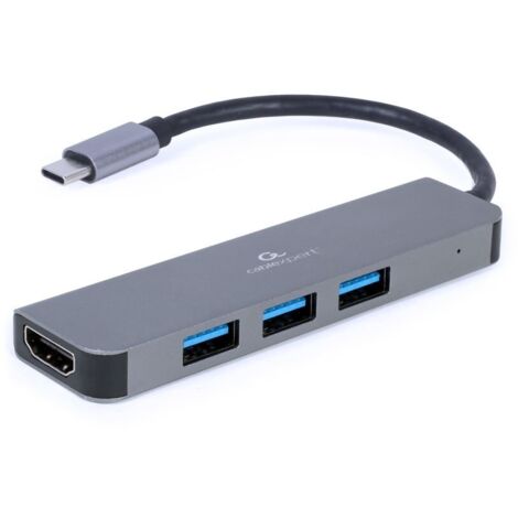 ADAPTADOR MULTIPUERTO GEMBIRD USB TIPO C 2 EN 1 HUB , HDMI (1/2)