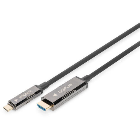 DIGITUS 4K USB Typ - C auf HDMI AOC Adapterkabel. 20.0m (1/2)