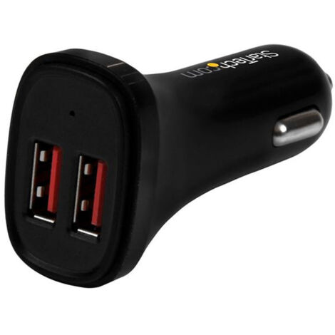 CARGADOR DE COCHE 2X USB NEGRO (1/3)