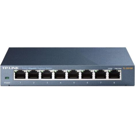 HUB SWITCH 8 PTOS 10/100/1000 TP-LINK TL-SG108 (1/5)