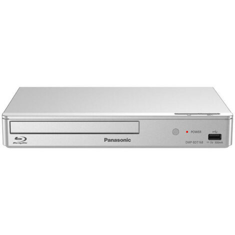 Panasonic DMP-BDT168EG Reproductor de Blu-Ray 3D Plata DVD/Blu-Ray player (NTSC,PAL, DTS-HD Master Audio,Dolby Digital,Dolby Digital Plus,Dolby TrueHD) (1/4)