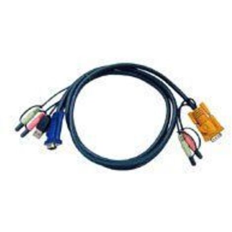 Aten Cable KVM USB con audio y SPHD 3 en 1 de 5 m (1/5)