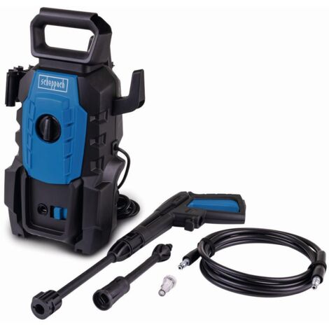 Hidrolimpiadora electrica de agua fria 110 bar 390 l/h 1400 W Scheppach hpc1400