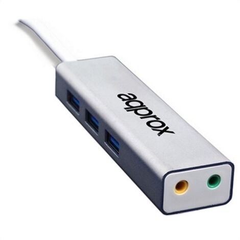approx APPPCIE51 Tarj. Sonido USB 5.1+3X HUB 3.0