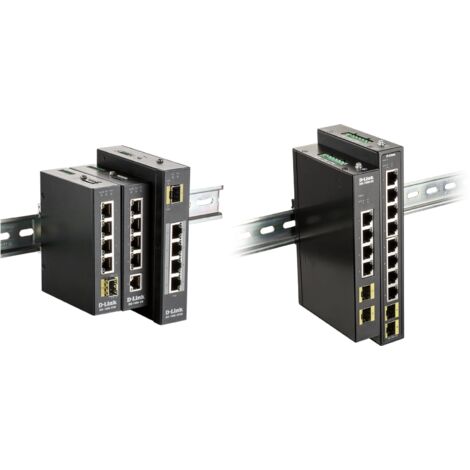 Switch Gestionable D-Link DIS-100G-6S 6 Puertos/ RJ-45 Gigabit 10/100/1000/ SFP (1/2)