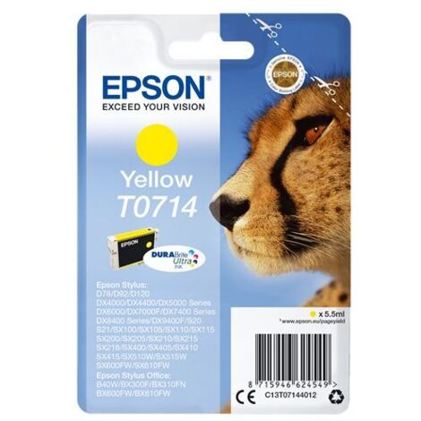 Cartucho tinta epson c13t07144012 amarillo 7ml (1/2)
