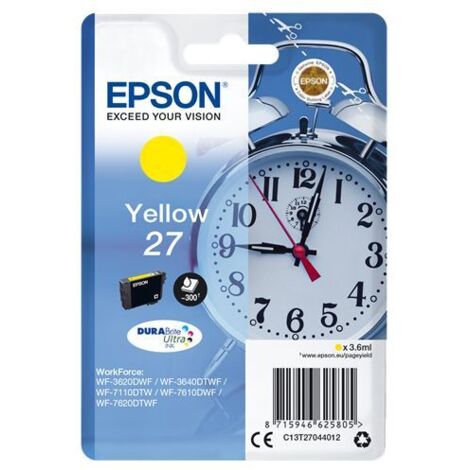 Cartucho tinta epson t270440 amarillo wf3000 (1/2)