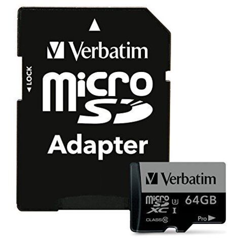 VERBATIM PRO MICROSDXC U3 64GB (1/4)