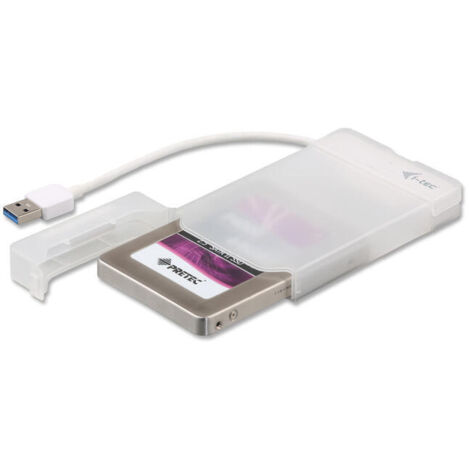 i-tec MYSAFEU314 caja para disco duro externo Carcasa de disco duro/SSD Blanco 2.5" (1/4)