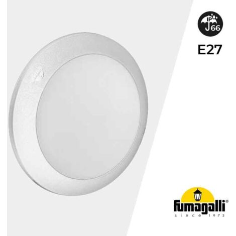 Plafón De Exterior Estanco De Pared O Techo FUMAGALLI BERTA E27 - Blanco