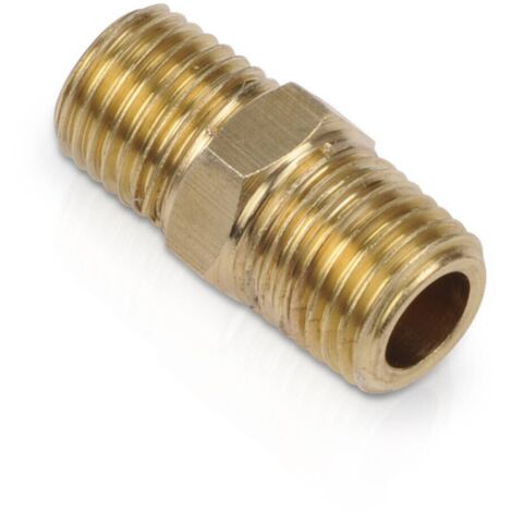 Conectores dobles latón macho ¼ macho ¼ pulg, 2 uds (1/2)