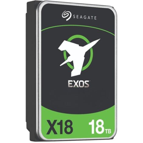 Seagate Exos X18 ST18000NM004J - Disco duro - 18TB - interno - SAS 12Gb/s - 7200rpm - bfer: 256 MB (1/2)