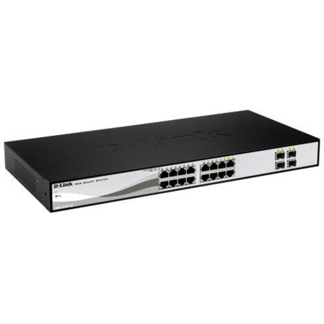 Switch D-Link DGS-1210-16 16 Puertos/ Gigabit 10/100/1000/ SFP (1/5)