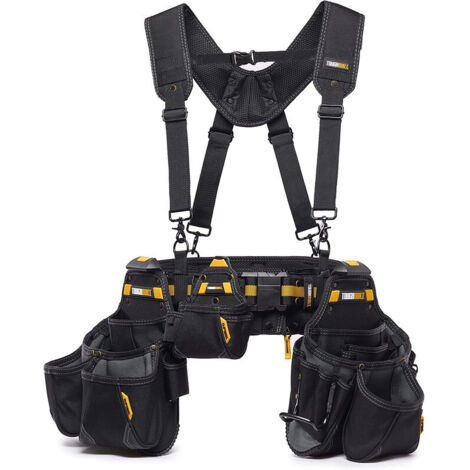 Cinturón portaherramientas constructor pro, set 5 piezas cliptech (1/5)