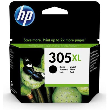 HP 305XL High Yield Black Original Ink Cartridge cartucho de tinta 1 pieza(s) Alto rendimiento (XL) (1/5)