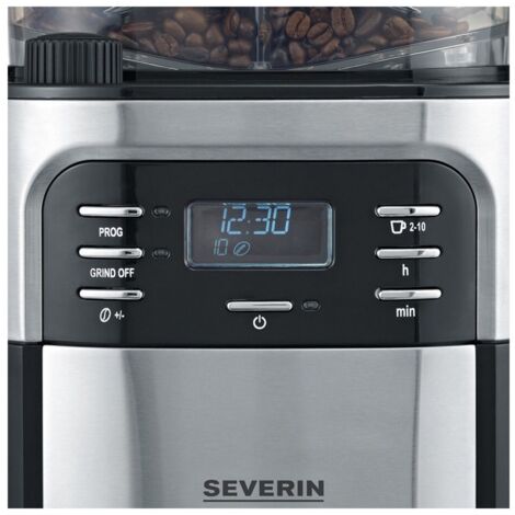cafetera con molinillo programable integrado 15 tazas 1000w - KA4810 - Severin -