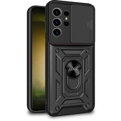 Carcasa COOL para Samsung S918 Galaxy S23 Ultra Hard Ring Negro
