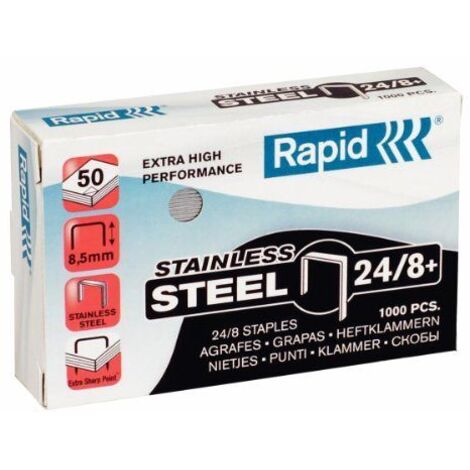 SuperStrong 24/8+ Paquete de grapas 5000 grapas (1/4)