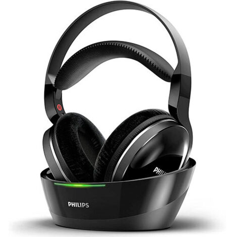 AURICULARES HI-FI INALAMBRICOS PHILIPS SHD8850/12 BASE DE CARGA CON CONEXION 3.5mm ALCANCE 30m (1/5)