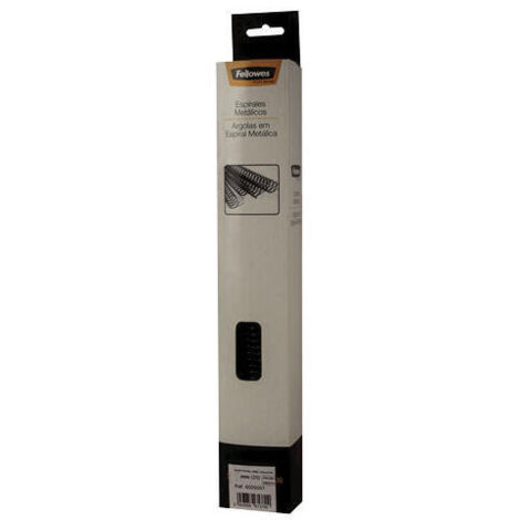 Fellowes Pack de 25 Espirales Metalicas 36mm.
Características:
-Da a tus documentos un acabado profesional con los espirales metálicos de encuadernaci (1/3)