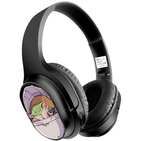 Auriculares Inalámbricos Star Wars Baby Yoda 003/ con Micrófono/ Bluetooth/ Jack 3.5/ Negros (1/4)