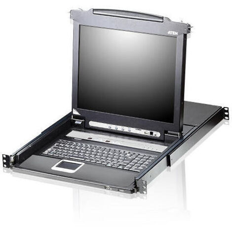 Aten CL5708M interruptor KVM Montaje en rack Negro (1/2)