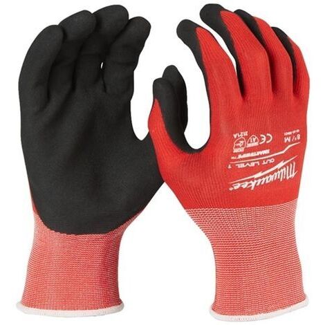 Guantes anticorte Milwaukee nivel A Talla 8 - M