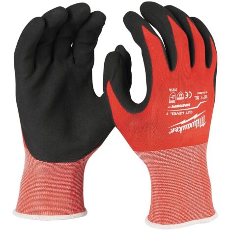 Guantes anticorte Milwaukee nivel A Talla 10 - XL