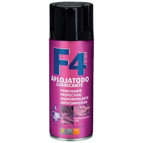 Lubricante multiusos f4 en spray, 400 ml
