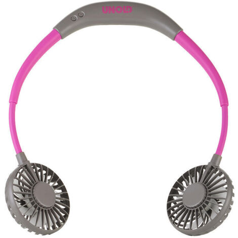 UNOLD 86699 BREEZY - LÁMPARA DE TECHO CON BARRA PARA EL CUELLO, 3 NIVELES DE VELOCIDAD, LUZ LED E ILUMINACIÓN LED CONMUTABLE, CO (1/4)