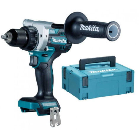 Makita – Taladro-atornillador inalámbrico 18V – Motor Brushless – Par máximo 130Nm para perforación profesional – Luz LED integrada (1/6)