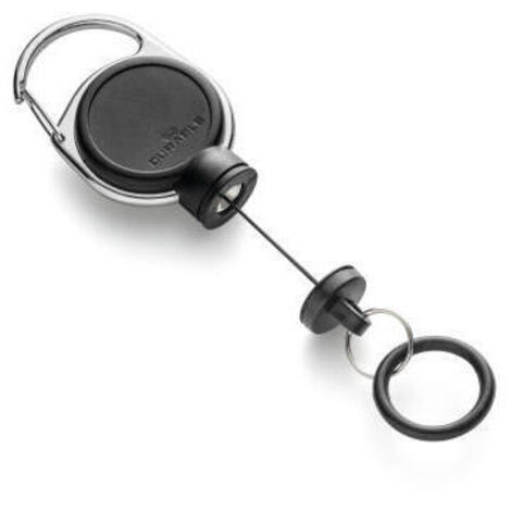 Soporte de clip JoJo para pequeñas botellas de desinfección band-L.600mm negro DURABLE (Por 5) (1/4)